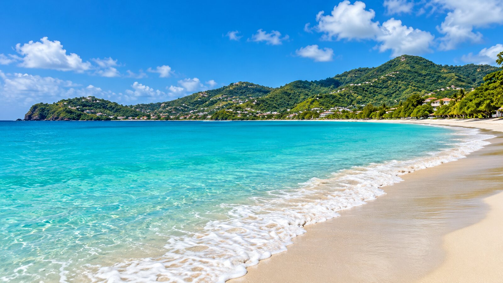 Grenada beach and coastline