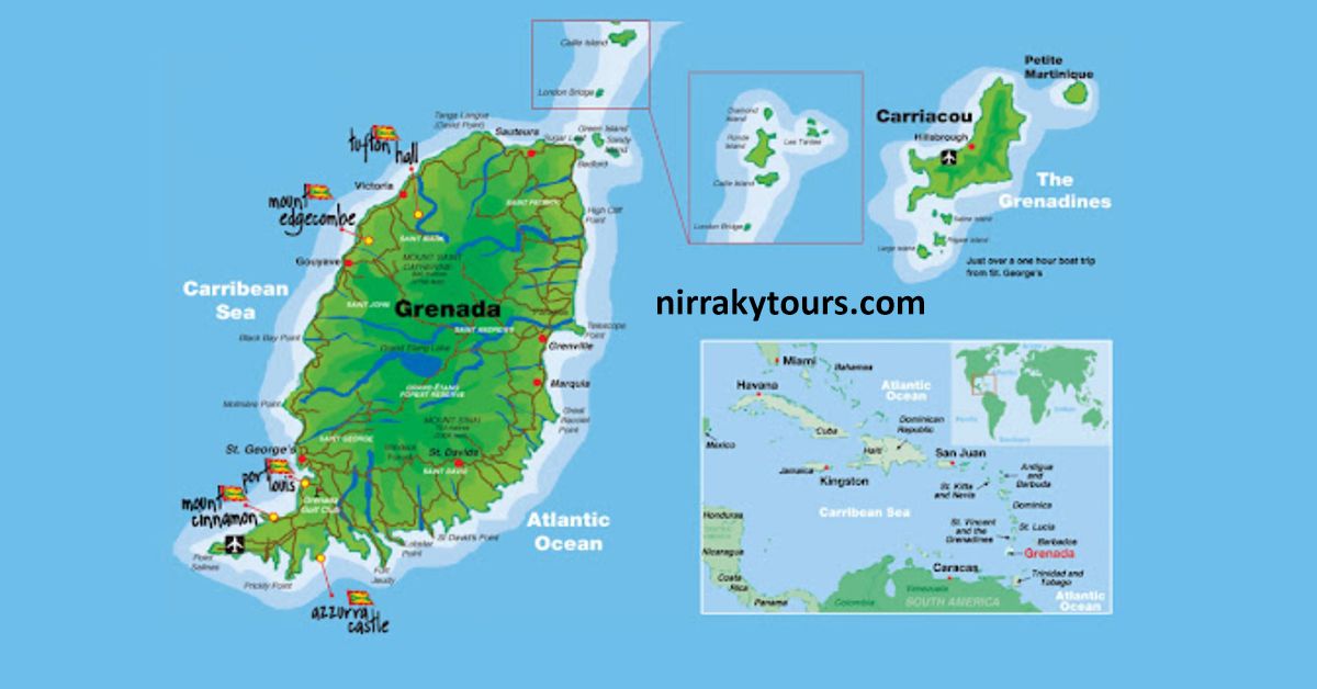 the grenada map